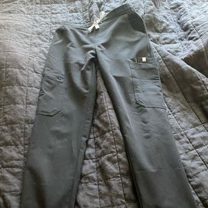 Black Yola XXS Regular Scrub Pants